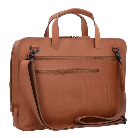 Jost Futura briefcase leather 38 cm laptop compartment