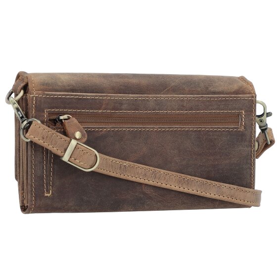 Greenburry Vintage Clutch purse RFID protection Leather 20 cm