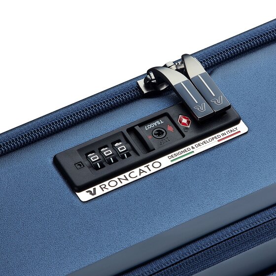 Roncato Florence 4-wheeled cabin trolley 55 cm with expansion fold laptop compartment