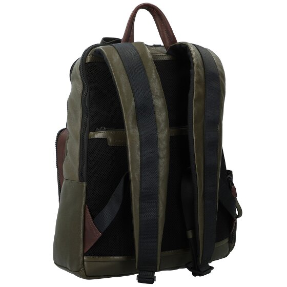 Piquadro Harper backpack RFID leather 40 cm laptop compartment