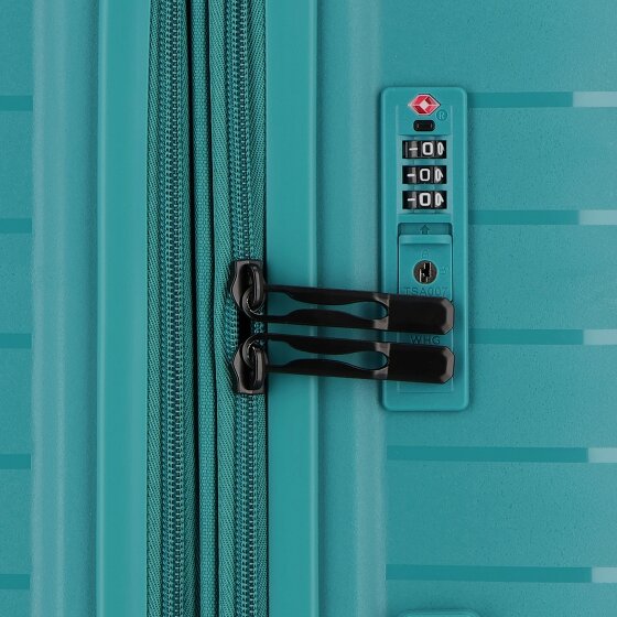 d&n Travel Line 4500 4 wheels Trolley L 75 cm with expansion pleat