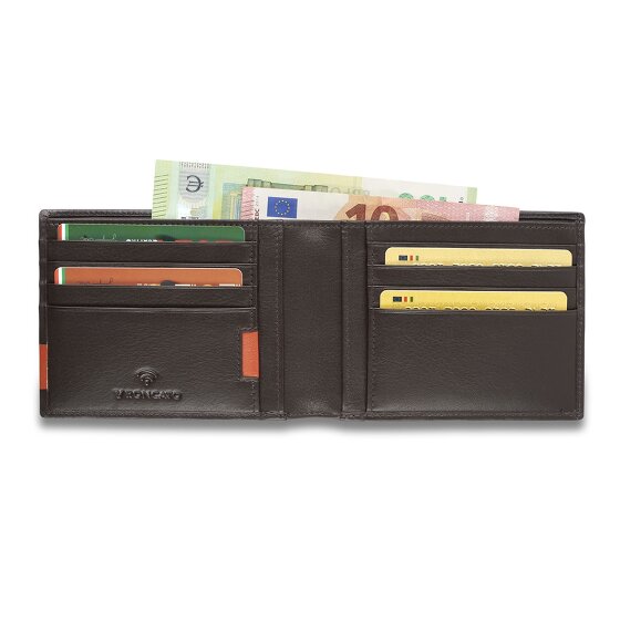Roncato Monaco Wallet RFID protection Genuine Leather 12 cm