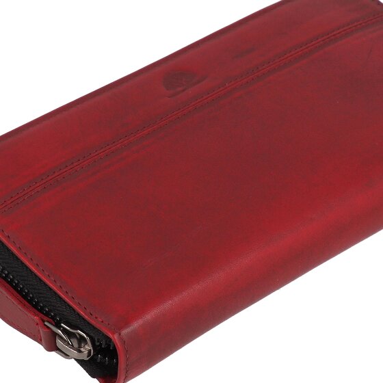 Greenburry Destressed Wallet RFID protection Leather 19 cm
