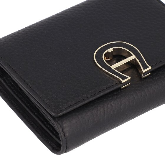 Aigner Fashion Wallet RFID protection Genuine Leather 12.5 cm