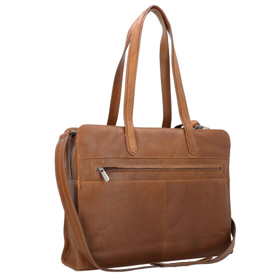 Plevier Power Briefcase Leather 41.5 cm Laptop compartment