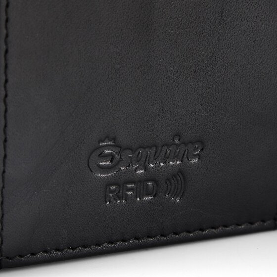 Esquire Silk Wallet RFID protection Genuine Leather 11.5 cm