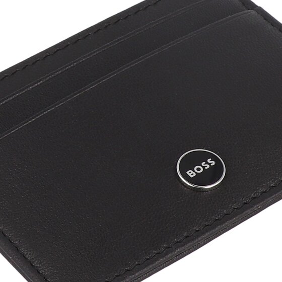 Boss GB Credit card case Genuine Leather 10 cm Gift box