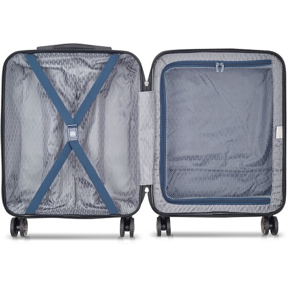 Delsey Paris Air Armour 4 Roll Cabin Trolley Slim Line 55 cm
