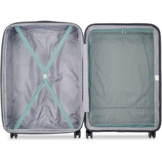 Delsey Paris Air Armour 4 wheels Trolley 77 cm Expandable