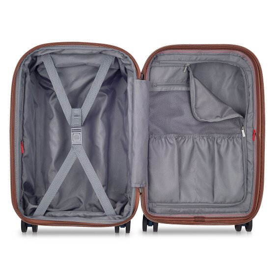 Delsey Paris Carrousel 4 wheels Cabin trolley 55 cm with expansion pleat