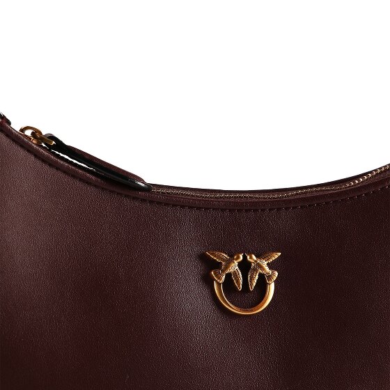 PINKO Half Moon Shoulder Bag Genuine Leather 26 cm