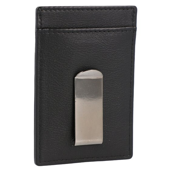 Police PT389-08536 Credit card case leather 7 cm with money clip