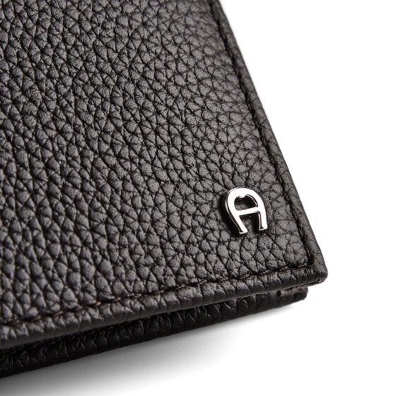 Aigner Mica Wallet RFID protection Genuine Leather 12 cm