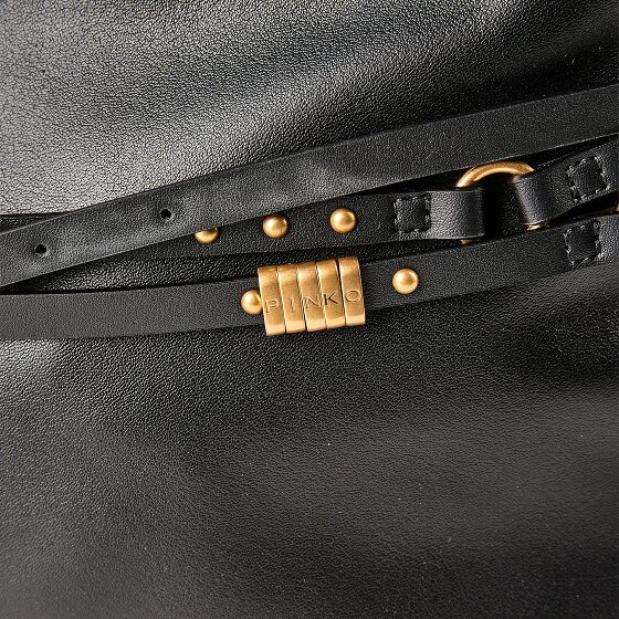 PINKO Belt Bag Big Shoulder Bag Genuine Leather 40 cm