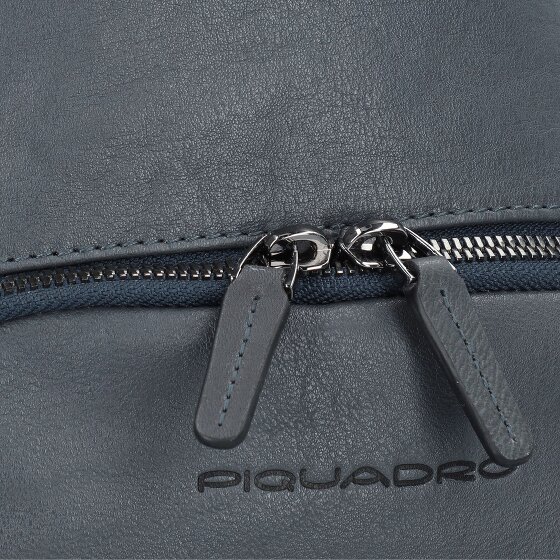 Piquadro Black Square shoulder bag leather 20 cm