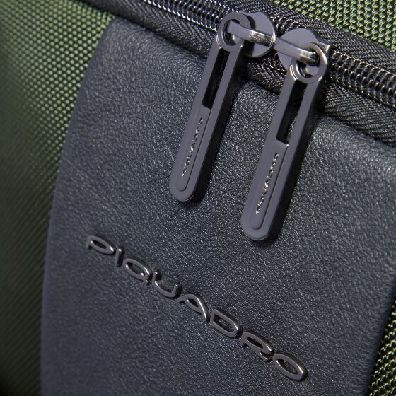 Piquadro Brief travel backpack leather 43 cm laptop compartment