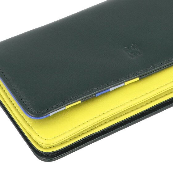 DuDu Canarie Wallet RFID protection Genuine Leather 17.5 cm