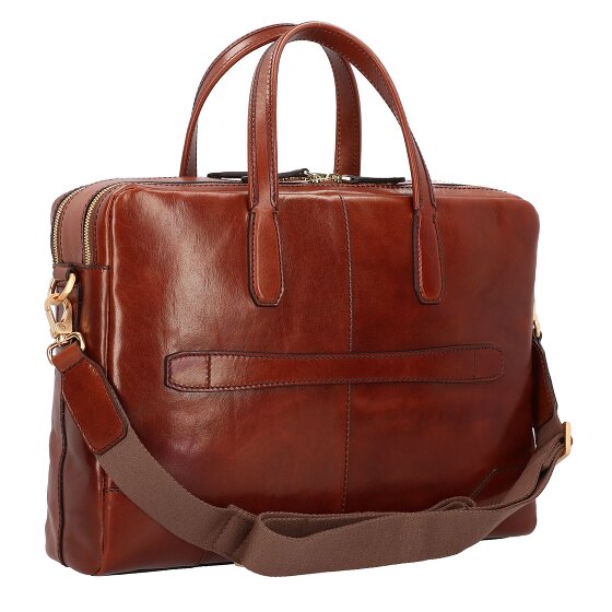 The Bridge Vespucci briefcase leather 41 cm laptop compartment
