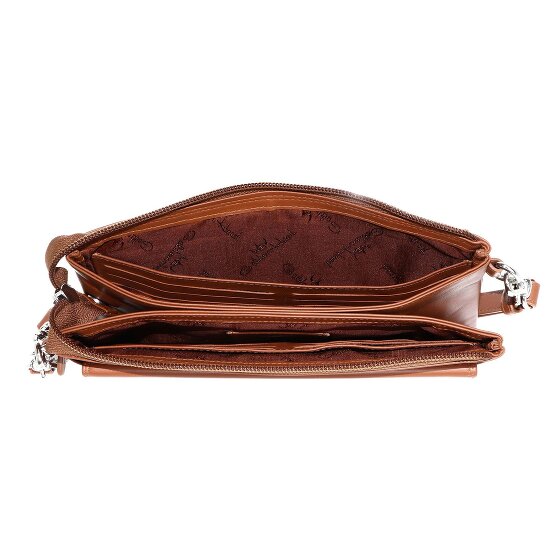 Golden Head Polo Clutch purse RFID protection Genuine Leather 22 cm