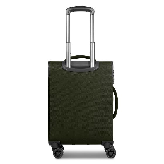 Bugatti Valencia Soft 4 wheels Cabin trolley S 55 cm with expansion pleat