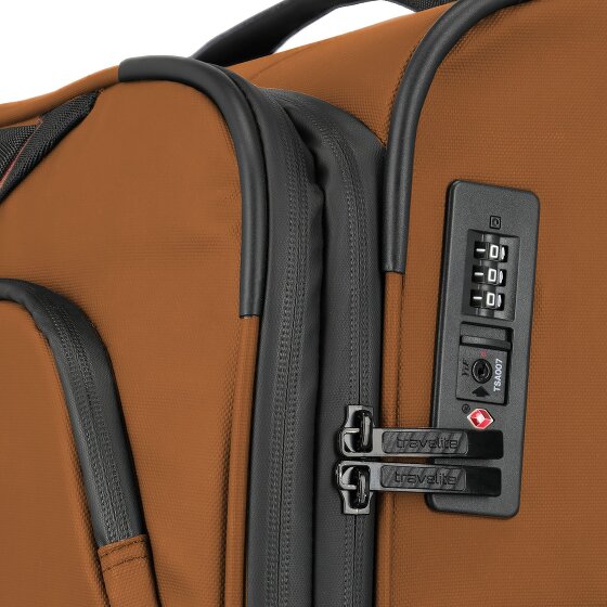 Travelite Briize 4 wheels Suitcase set 3-piece with expansion pleat