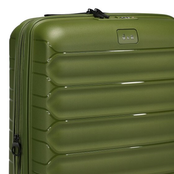 d&n Travel Line 4700 4 wheels Cabin trolley 55 cm with expansion pleat