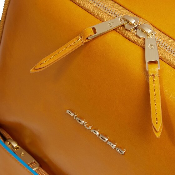 Piquadro Blue Square Daypack RFID protection Leather 37 cm Laptop compartment