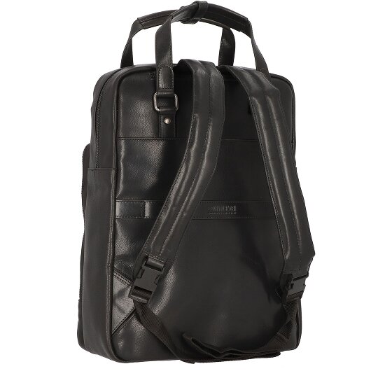 Leonhard Heyden Roma backpack leather 42 cm laptop compartment