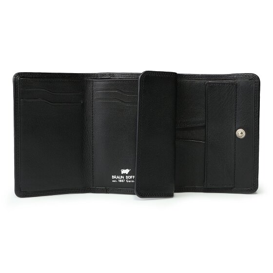 Braun Büffel Golf 3.0 Wallet RFID protection Leather 8.5 cm