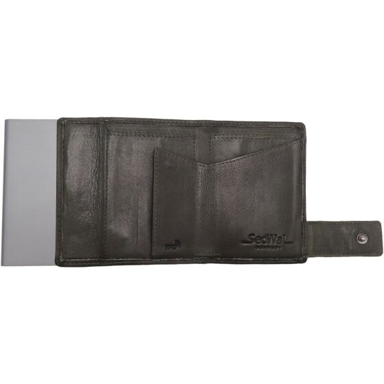 SecWal SecWal 1 credit card case wallet RFID leather 9 cm