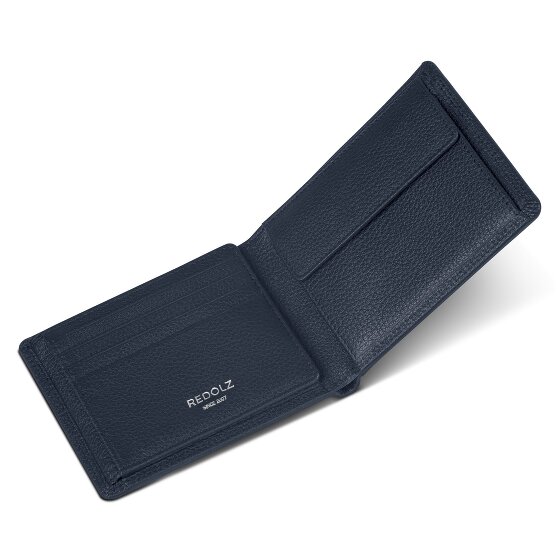 Redolz Leather Essentials QF wallet RFID leather 12 cm fold-out