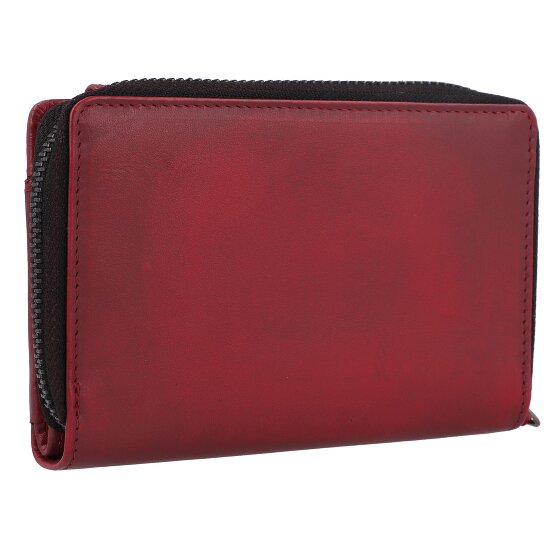 Greenburry Destressed Wallet RFID protection Leather 13.5 cm