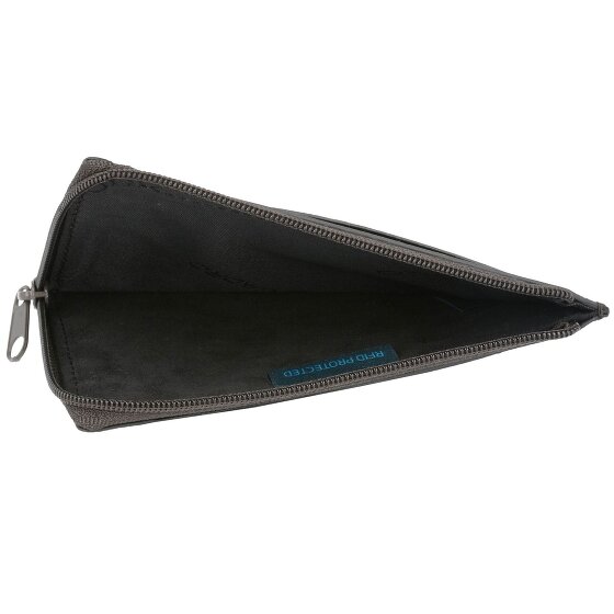 Piquadro Black Square credit card case RFID leather 12.5 cm