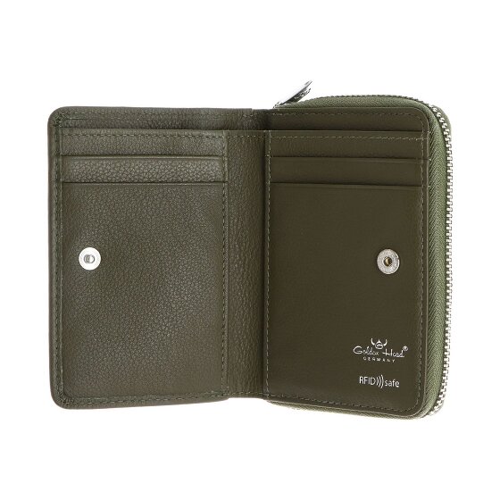 Golden Head Madrid Wallet RFID protection Genuine Leather 11.5 cm