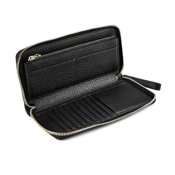 Aigner Pura Wallet RFID protection Genuine Leather 20 cm