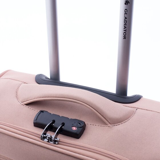 Gladiator 3700 4 wheels Cabin trolley 55 cm with expansion pleat