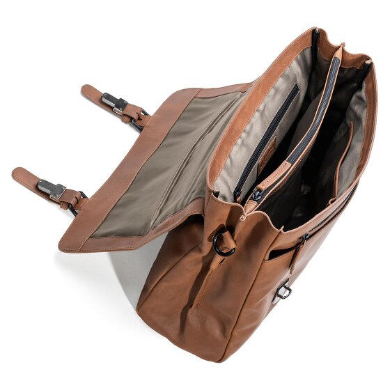 Farmhood Nashville briefcase XL 2 compartments leather 39 cm