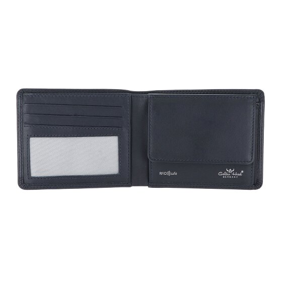 Golden Head Polo Wallet RFID protection Genuine Leather 11 cm