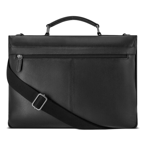 Bugatti Valencia Briefcase Genuine Leather 37 cm Laptop compartment