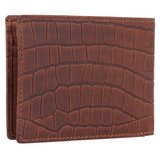 Esquire Croco Wallet RFID protection Leather 12 cm