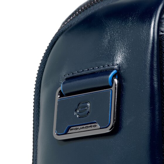 Piquadro Blue Square Daypack Leather 29 cm Laptop compartment