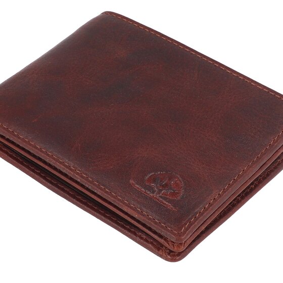 Greenburry Rugged Wallet RFID protection Leather 12.5 cm