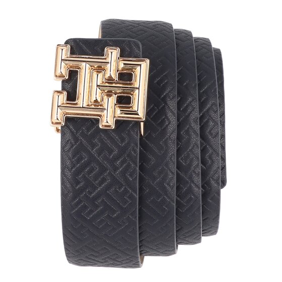 Tommy Hilfiger TH Logo Bombe REV 3.0 Reversible belt Leather
