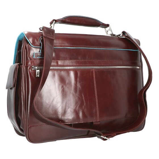 Piquadro Blue Square Briefcase I leather 44 cm laptop compartment