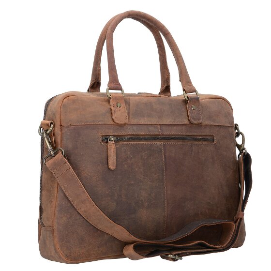 Harold's Antic Collection Briefcase leather 40cm laptop compartment