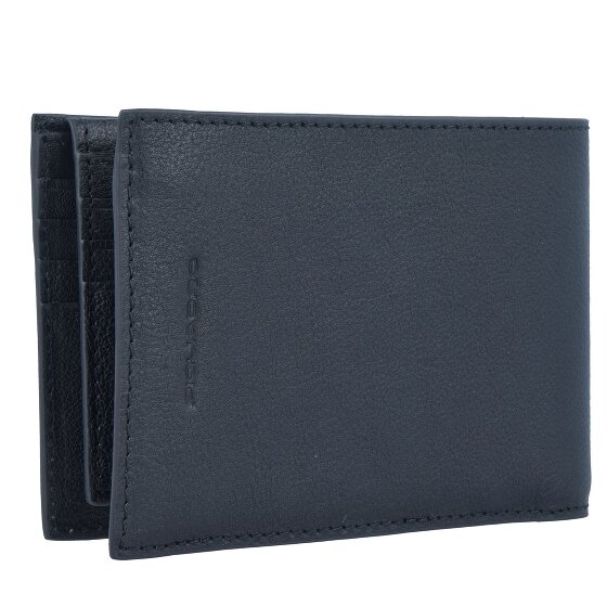 Piquadro Black Square wallet RFID leather 12.5 cm