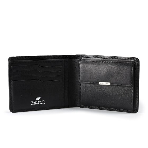 Braun Büffel Golf 3.0 Wallet RFID protection Leather 12 cm