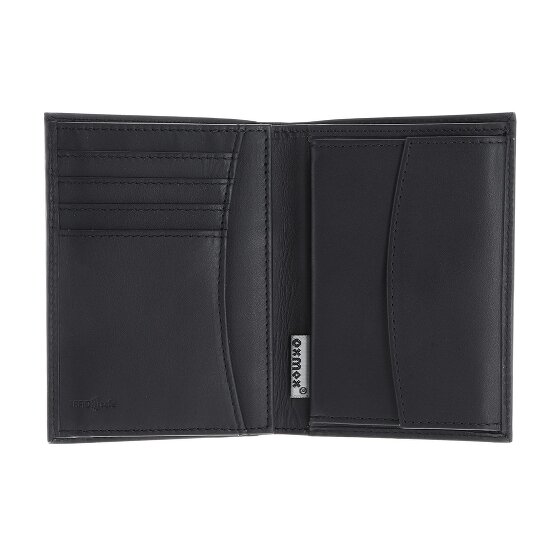 oxmox Leather Wallet RFID protection Genuine Leather 13 cm
