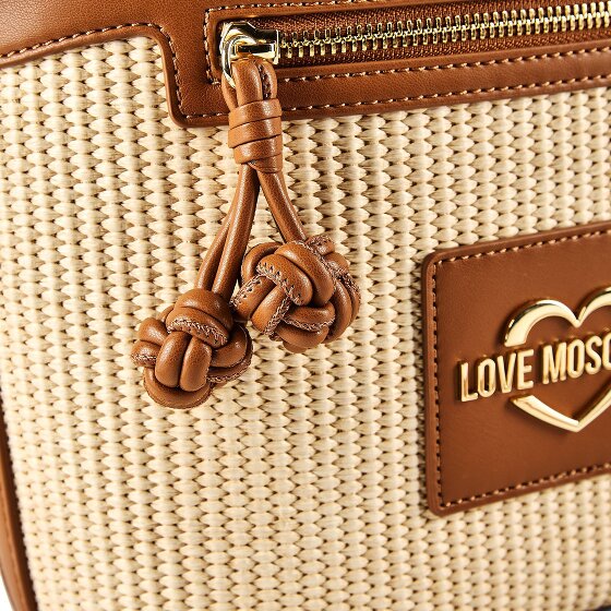 Love Moschino Straw Chic Bucket bag 24 cm