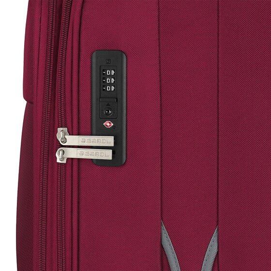 Gabol Zambia 4 wheels Suitcase set 3-piece with expansion pleat Gabol Zambia 4 wheels Suitcase set 3-piece with expansion pleat